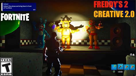 Fnaf Creative 20 Map Code Fortnite At Freddys 2 Quest Full Gameplay Horreur Map Epic Youtube