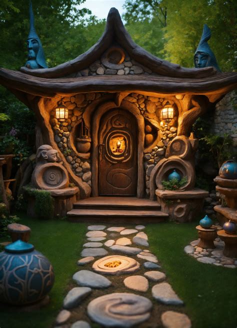 Lexica An Ancient Spiritual Gnome Fairy Tale Style Cottage Style Of