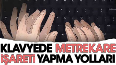 Klavyede Metrekare I Areti Yapma