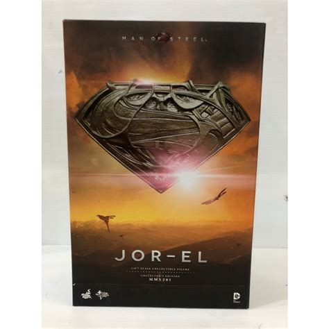 READY STOCK BIB HOT TOYS MMS201 MAN OF STEEL JOR EL 1 6TH SCALE