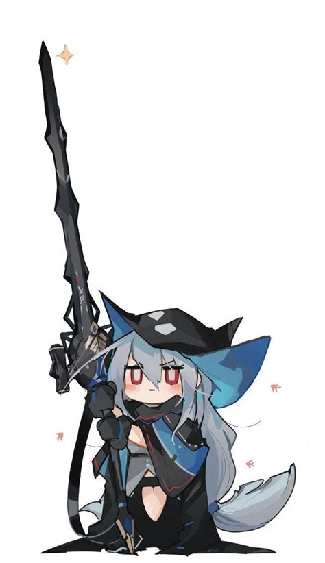 Arknights Little Skadi Anime Character Design Anime Chibi Cute