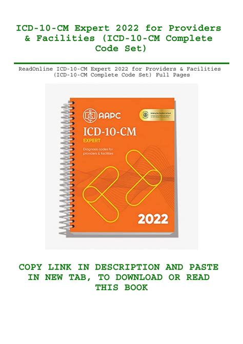 Readonline Icd 10 Cm Expert 2022 For Providers And Facilities Icd 10