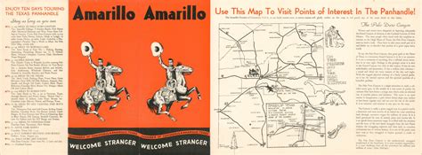 Palo Duro Canyon Amarillo And Canyon Texas Curtis Wright Maps