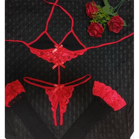 Lingerie Luxo Renda Carmusa Shopee Brasil