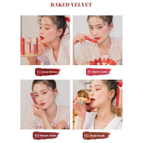 Promo New Colors Romand Zero Velvet Tint Baked Velvet Shell Beach Nude Editions 6 Colors
