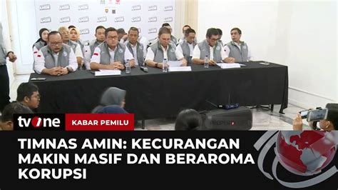 Timnas Amin Soroti Dugaan Politisasi Bansos Kabar Pemilu Tvone Youtube