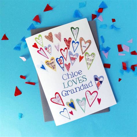 I Love You Card We Love You Card Big Love Card Personalised - Etsy