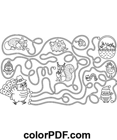 Линейный лабиринт для детей дошкольного возраста – Раскраски и книги в ...