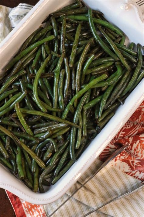 Balsamic Glazed Green Beans Thanksgiving Recipes