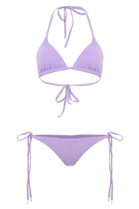 Pale Lilac Bikini Oleaje Swimwear