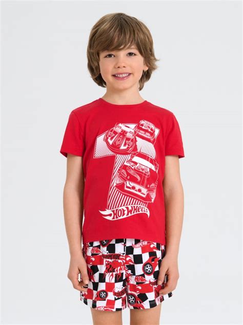 Dvodelni komplet pižame Hot Wheels Barva rdeča SINSAY 007DP 33X