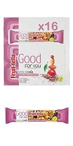 Fruittella Good For You Barrette Cocco E Fave Di Cacao Con Mandorle E