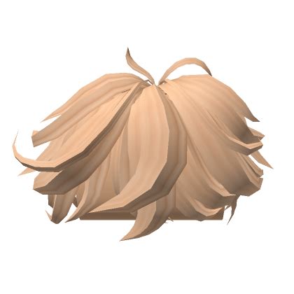 Blonde Messy Fluffy Hair Roblox ID Code