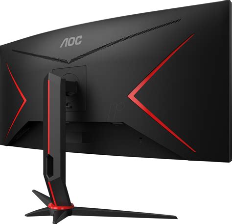 Aoc Cu V C Bk Curved Ultrawide Monitor Zwart Hdmi Displayport Sound ...