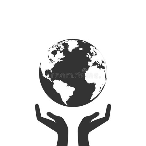 Hand Holding Globe Hands Idea Stock Illustrations 371 Hand Holding