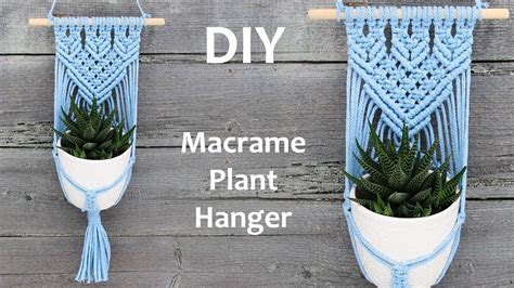 DIY Macrame Plant Hanger Macrame Plant Hanger Tutorial Macrame Wall