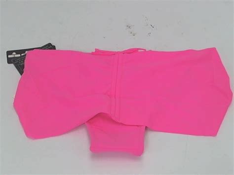 Fox Racing Womens Crave Butterfly Bikini Swimsuit Bottom Flamingo Pink Size L