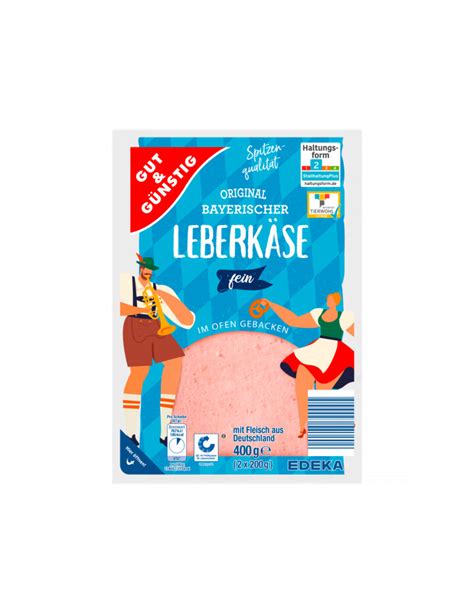 Gut Günstig Original Bayerischer Leberkäse fein 2er 200g