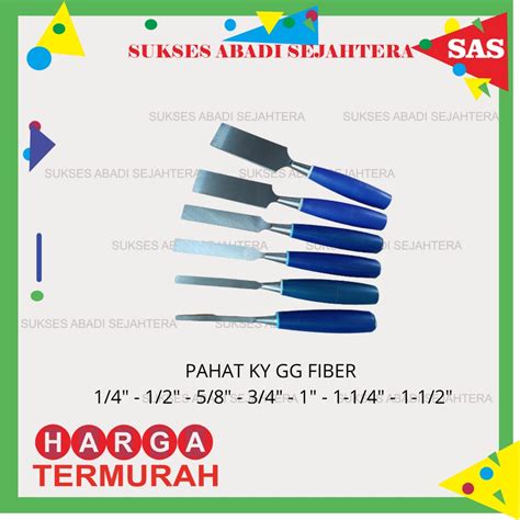 Jual Sas Pahat Kayu Ukir Gg Gagang Fiber Kayu Tatah Wood Chisel Alat