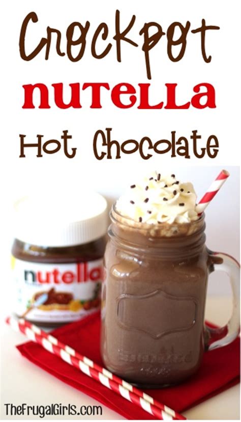 Crockpot Nutella Hot Chocolate Recipe Chefthisup