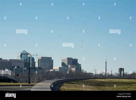The View Onto Roslyn Area Virginia Stock Photo Alamy