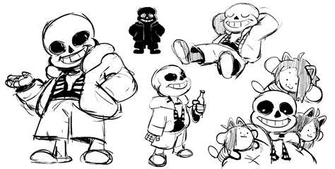 Sans Sketches By Temmie Rundertale