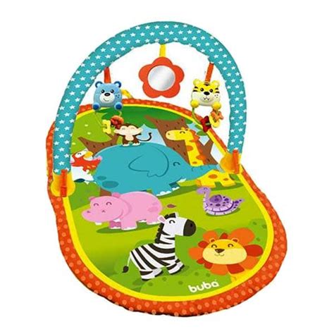 Tapete De Atividades Bebe Buba - Tapete de Atividades para Bebê Safari Buba em promoção é na Toymagazine.
