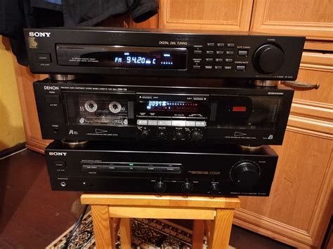 Zestaw Stereo Wzmacniacz I Tuner Sony Deck Denon Pilot Mosina OLX Pl