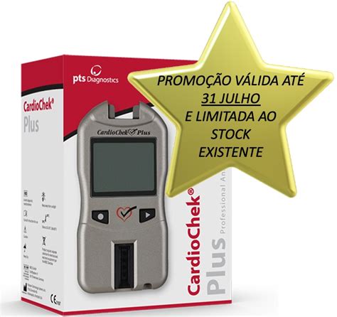 CardioChek Plus Analisador portátil para testes rápidos de Colesterol