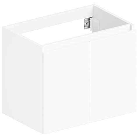 Тумба для ванной подвесная под раковину белая "Монови 80" - купить за ...