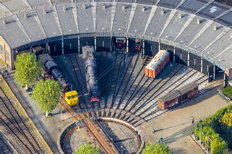 Bochum Von Oben Museums Geb Ude Ensemble Eisenbahnmuseum Bochum Im