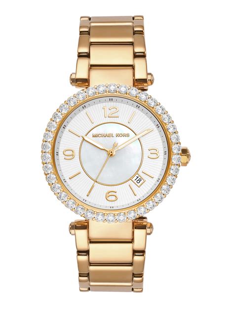 Buy Michael Kors Women White Mother Of Pearl Analogue Watch Mk4693 Watches For Women 20972642