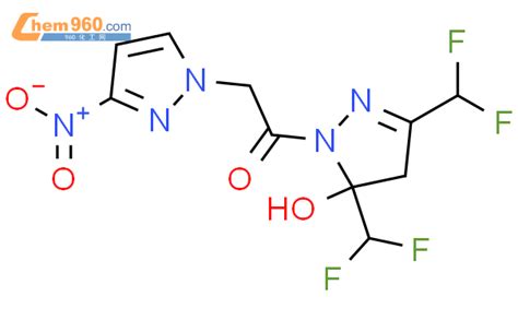 512826 41 4 3 5 Bis Difluoromethyl 1 3 Nitro 1H Pyrazol 1 Yl Acetyl