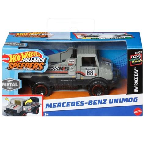 Carro HOT Wheels Pullback Mattel HPR70 1969 MERCEDES BENZ Unimog Starhouse Mega Store