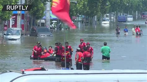 Rescue Operation Continues After Record Breaking Henan Floods