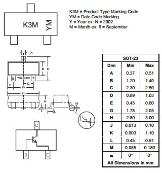 MMBTA42 Datasheet PDF 300V 0 5A NPN Transistor