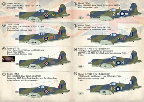 Print Scale Prs72 359 British Royal Navy Corsair F4u