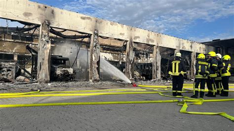 Brand Von Feuerwehr Halle In Stadtallendorf Ber Millionen Euro