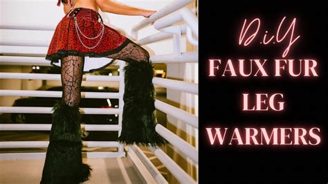 Diy Faux Fur Leg Warmers Rave Fluffies Jewel Ivy Youtube