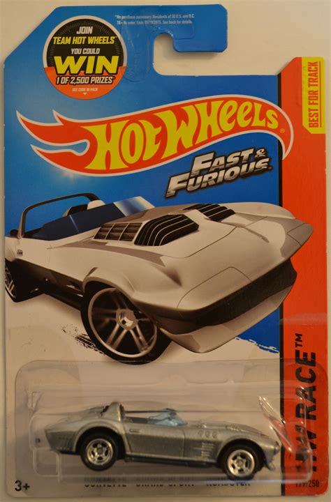 Hot Wheels Corvette Grand Sport Roadster Silver Custom Made With Real Rider Rubber Wheels