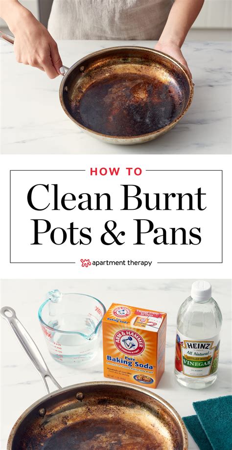 how to get rid of burnt food on pan 1
