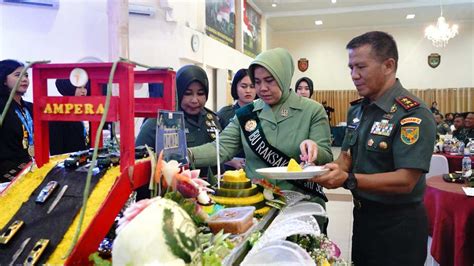 Peringati HUT Ke 62 Kowad Prajurit Kowad Kodam II Sriwijaya Gelar Syukuran