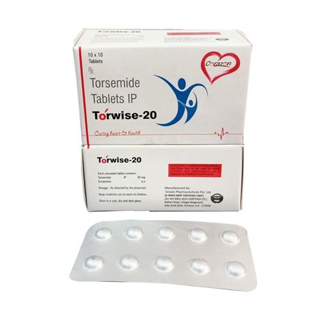 Torwise Mg Torsemide Tablets Ip Tablet Corazon At Rs Box In