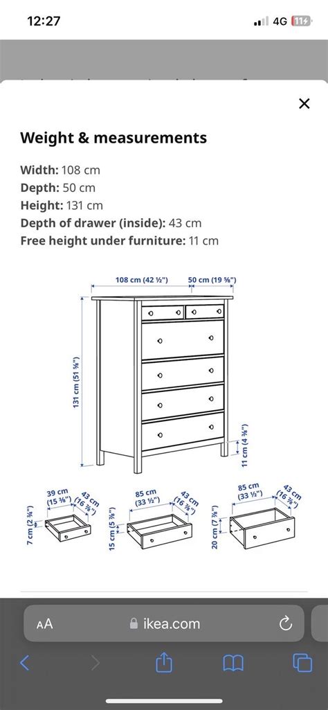 Ikea Chest Of Drawers In Sw6 London For £130 00 For Sale Shpock