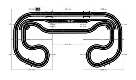 Scalextric Track Dimensions