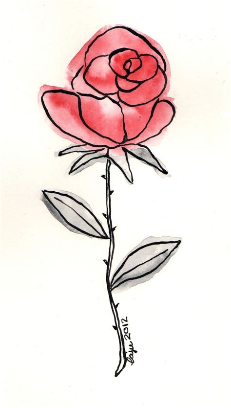 Dibujo Rosa Dibujo De Rosa Dibujo De Rosa Fácil Dibujo De Rosas