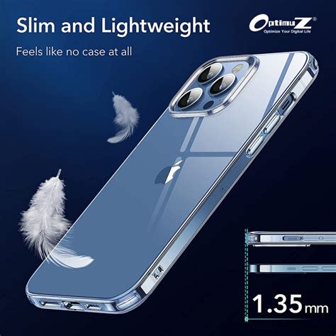 OptimuZ Case Transparan TPU Fleksibel IPhone 13 Pro MAX 6 7 Inch