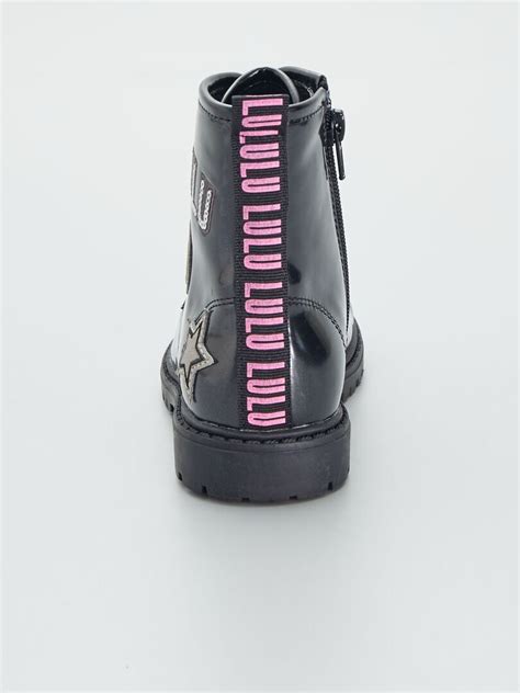 Boots Vernies Lulu Castagnette Noir Kiabi