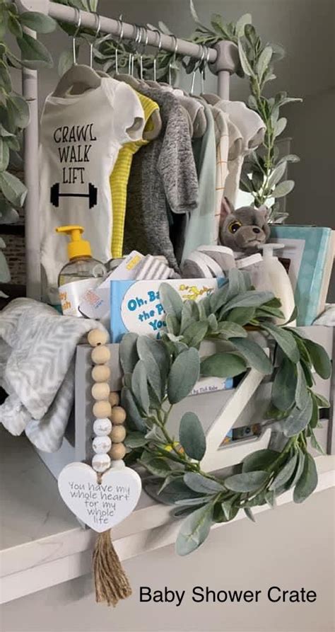 Baby Shower Crate Closet Diy Baby Shower Ts Baby Shower Baskets