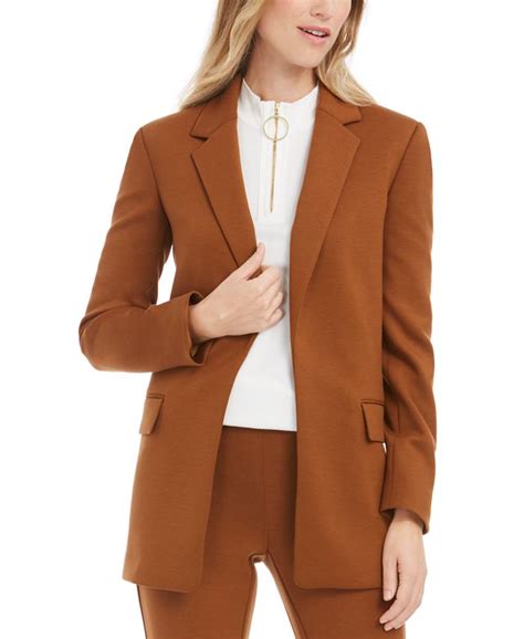 Calvin Klein Open Front Blazer Macy S